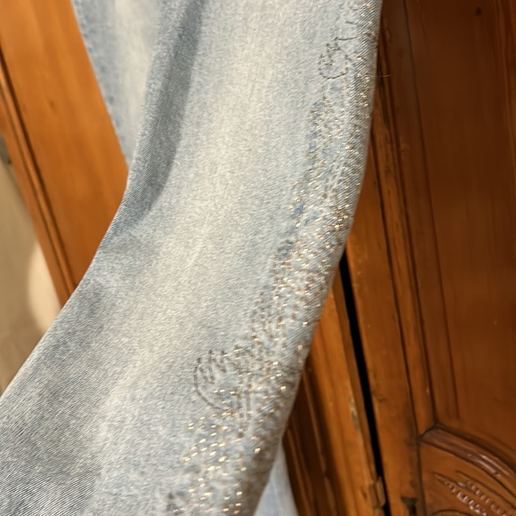 Express High Rise Flare With Side Stripe Embellishments. - Picture 2 of 9